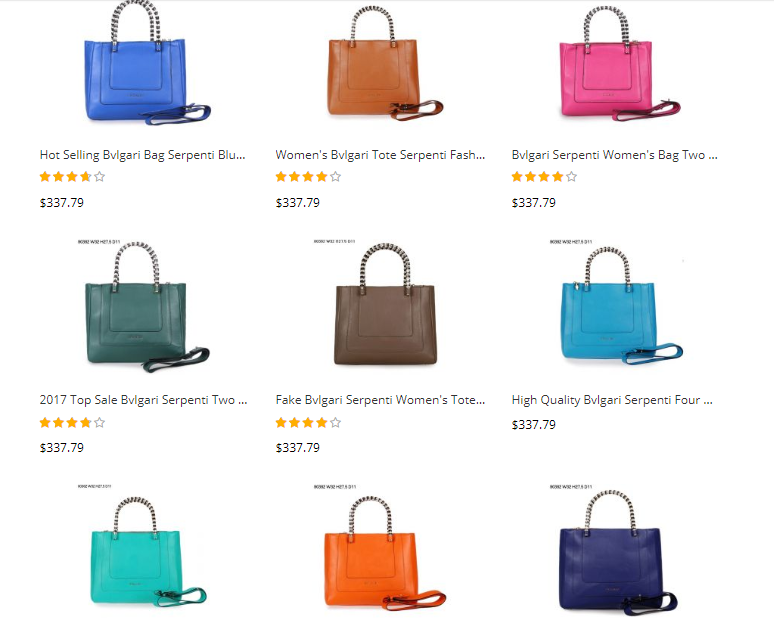 replica bvlgari handbags sale price